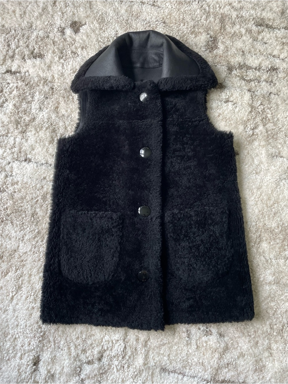 Coach Reversible Shearling Vest, Size 0. NWOT! Retail $1,500.